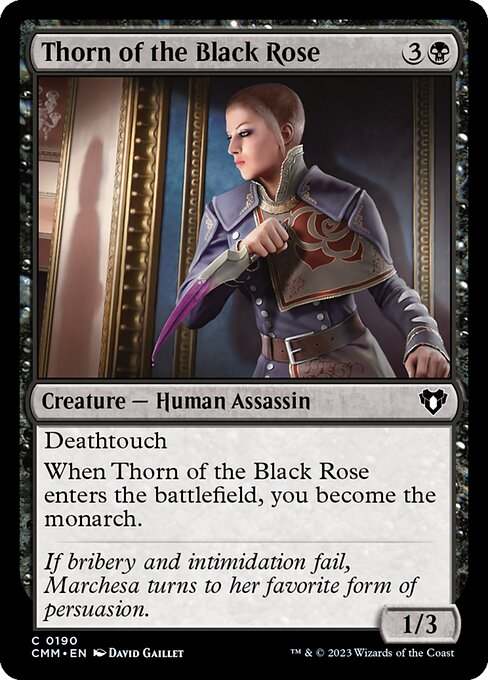 Thorn of the Black Rose - Commander Masters Common Card