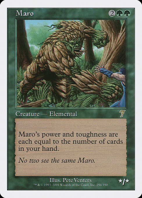 Maro - Seventh Edition Rare Card