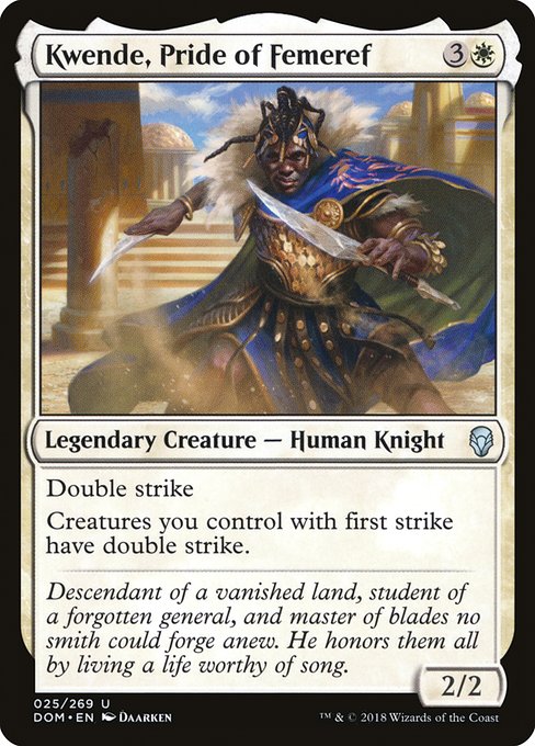 Kwende, Pride of Femeref - Dominaria Uncommon Card