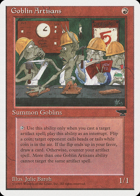 Goblin Artisans - Chronicles Uncommon Card