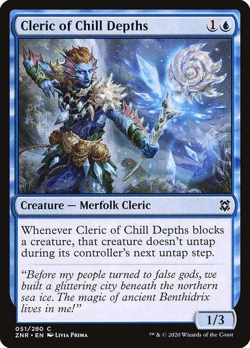 Cleric of Chill Depths - Zendikar Rising Common Card