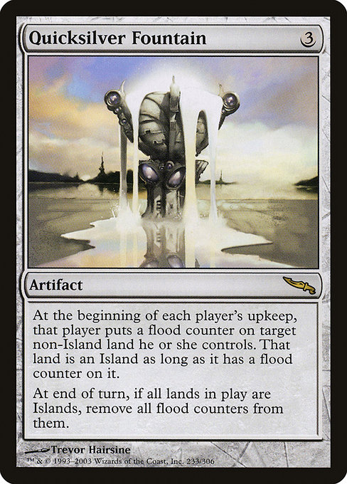 Quicksilver Fountain - Mirrodin Rare Card