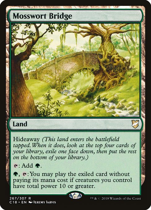 Mosswort Bridge - Commander 2018 Rare Card