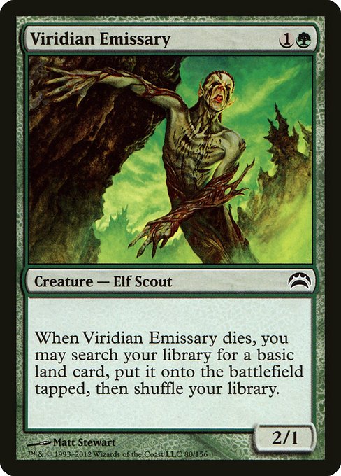 Viridian Emissary - Planechase 2012 Common Card