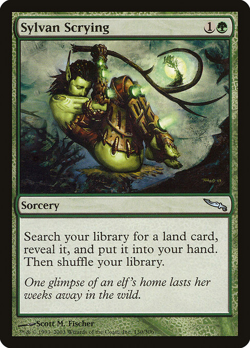 Sylvan Scrying - Mirrodin Uncommon Card