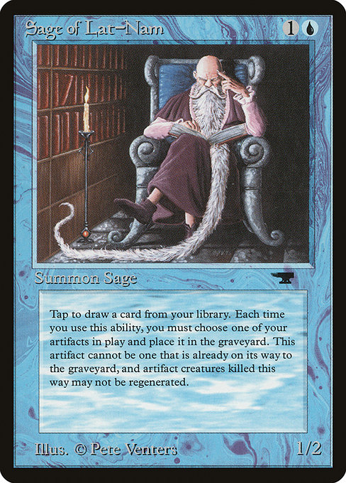 Sage of Lat-Nam - Antiquities Common Card