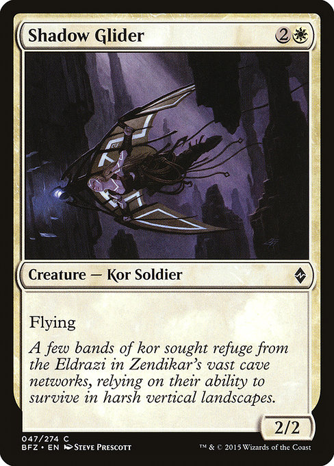 Shadow Glider - Battle for Zendikar Common Card