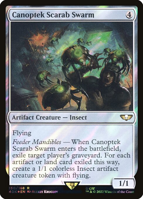 Canoptek Scarab Swarm - Warhammer 40,000 Commander Rare Card