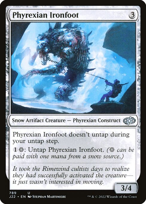 Phyrexian Ironfoot - Jumpstart 2022 Uncommon Card
