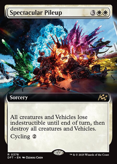 Spectacular Pileup - Aetherdrift Rare Card