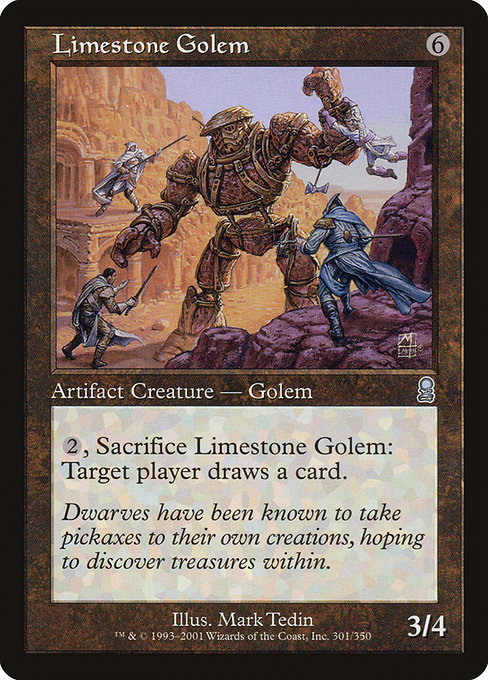Limestone Golem - Odyssey Uncommon Card