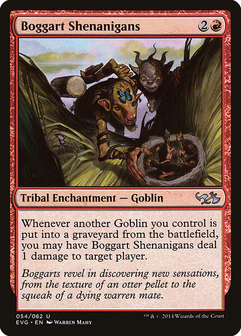 Boggart Shenanigans - Duel Decks Anthology: Elves vs. Goblins Uncommon Card