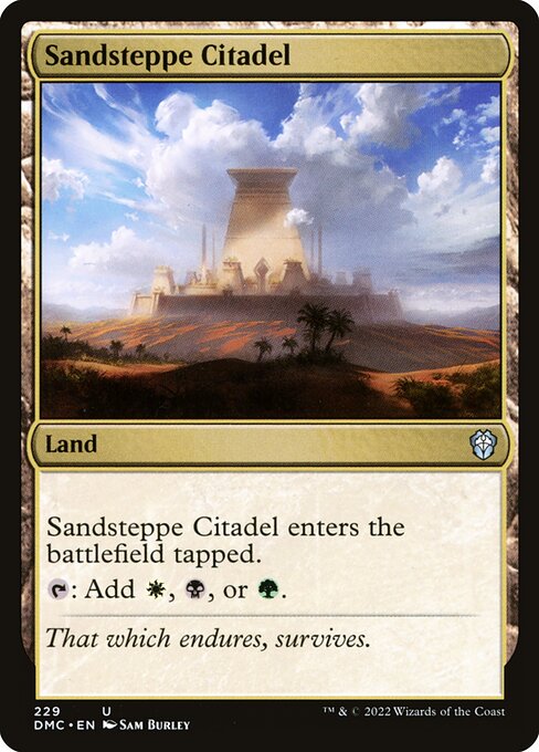 Sandsteppe Citadel - Dominaria United Commander Uncommon Card