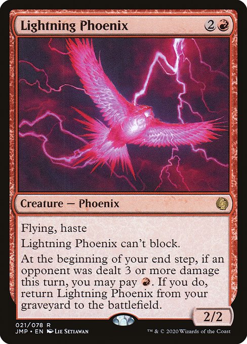 Lightning Phoenix - Jumpstart Rare Card