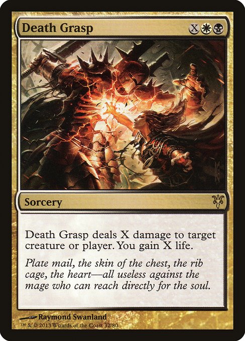 Death Grasp - Duel Decks: Sorin vs. Tibalt Rare Card