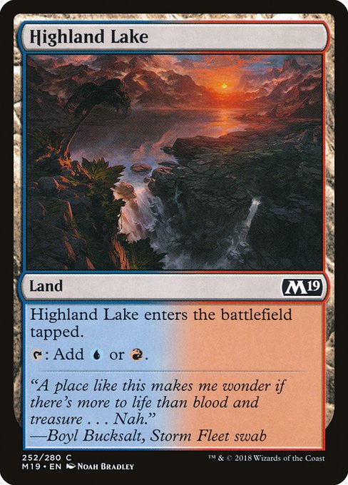 Highland Lake - Core Set 2019 Common Card