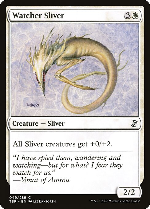 Watcher Sliver - Time Spiral Remastered Common Card