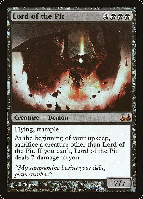 Lord of the Pit - Duel Decks: Divine vs. Demonic Mythic Card