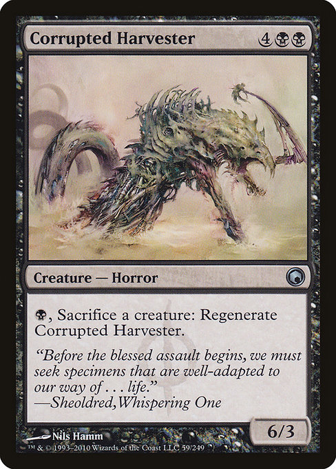 Corrupted Harvester - Scars of Mirrodin Uncommon Card