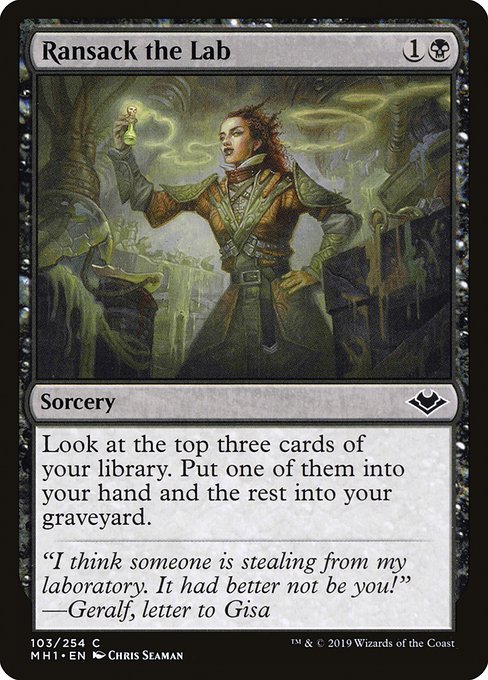 Ransack the Lab - Modern Horizons Common Card