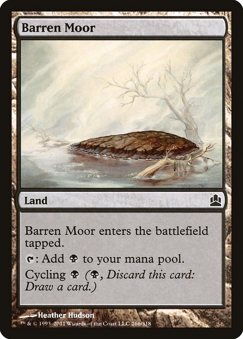 Barren Moor - Commander 2011 Common Card