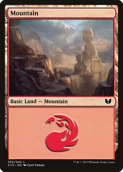 Mountain - Commander 2015 Common Card