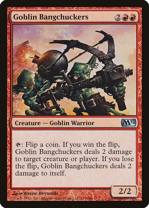 Goblin Bangchuckers - Magic 2012 Uncommon Card