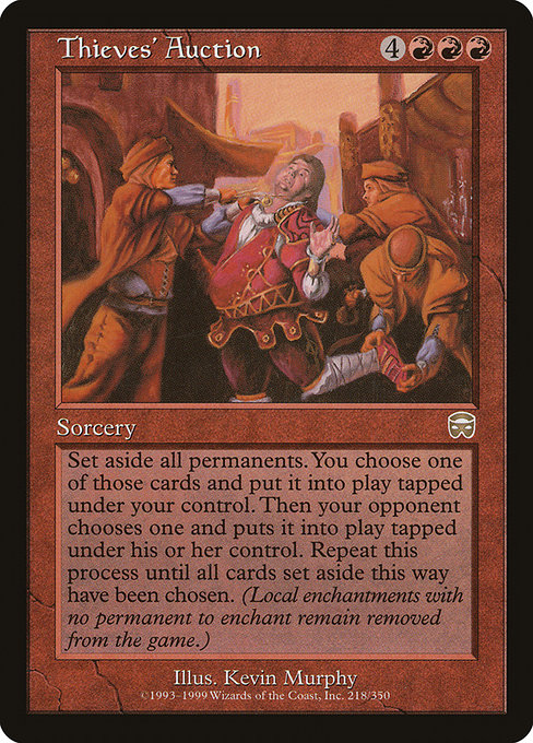 Thieves' Auction - Mercadian Masques Rare Card