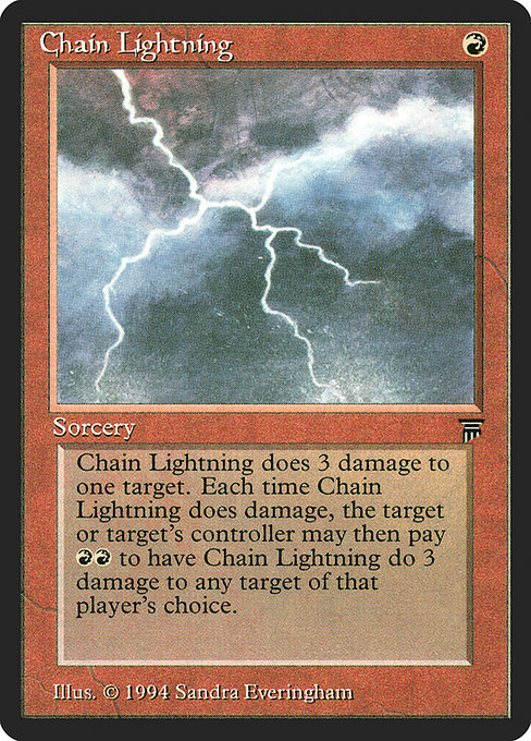 Chain Lightning - Legends Common Card