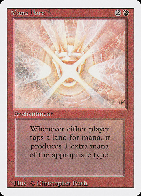 Mana Flare - Revised Edition Rare Card