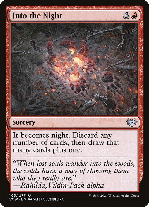 Into the Night - Innistrad: Crimson Vow Uncommon Card