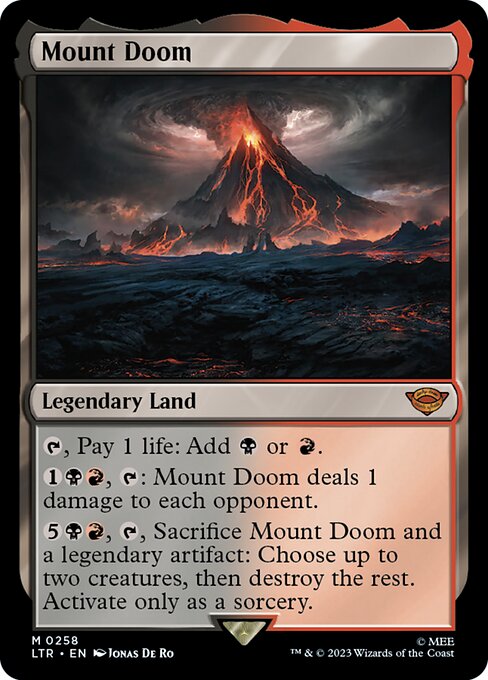 Mount Doom - The Lord of the Rings: Tales of Middle-earth Mythic Card