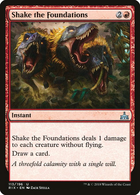 Shake the Foundations - Rivals of Ixalan Uncommon Card