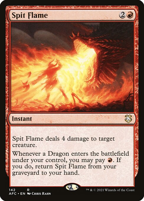 Spit Flame - Forgotten Realms Commander Rare Card