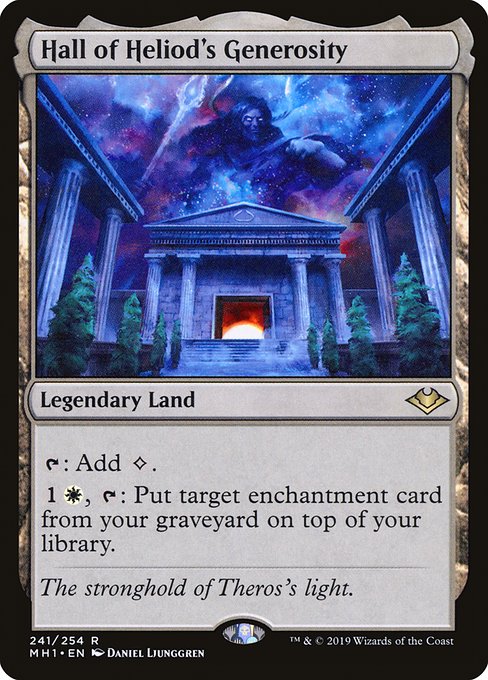 Hall of Heliod's Generosity - Modern Horizons Rare Card