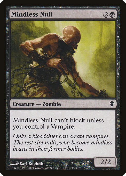 Mindless Null - Zendikar Common Card
