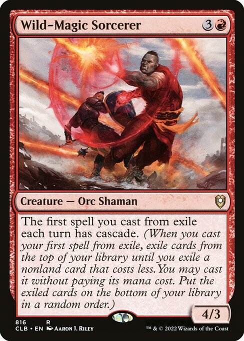 Wild-Magic Sorcerer - Commander Legends: Battle for Baldur's Gate Rare Card