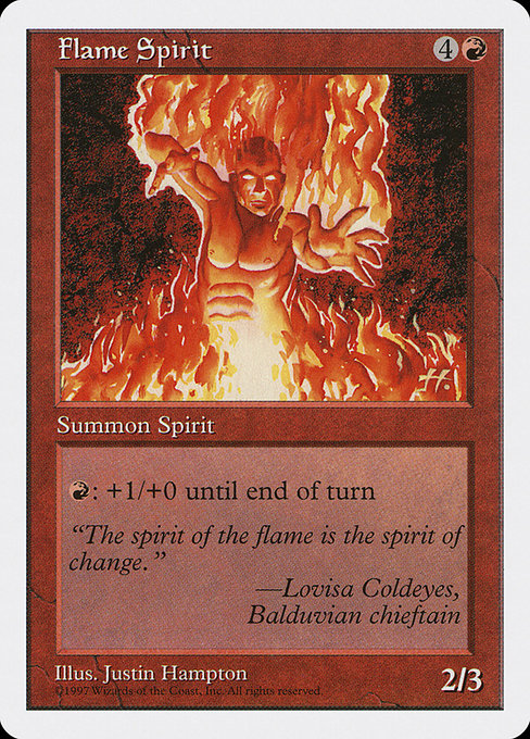 Flame Spirit - Fifth Edition Uncommon Card