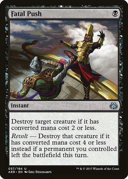 Fatal Push - Aether Revolt Uncommon Card