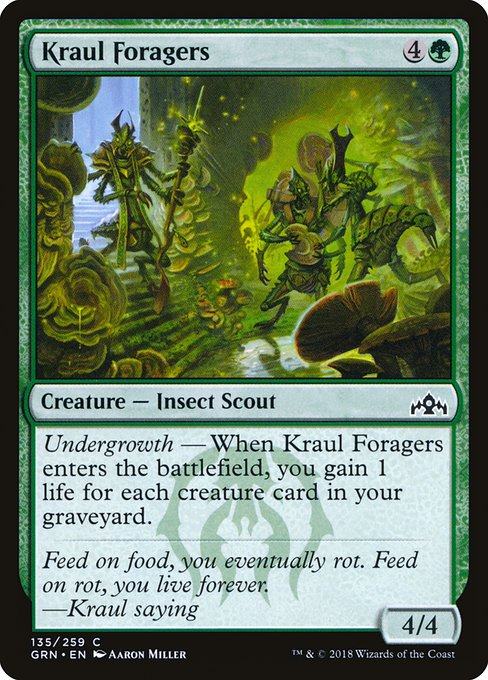 Kraul Foragers - Guilds of Ravnica Common Card