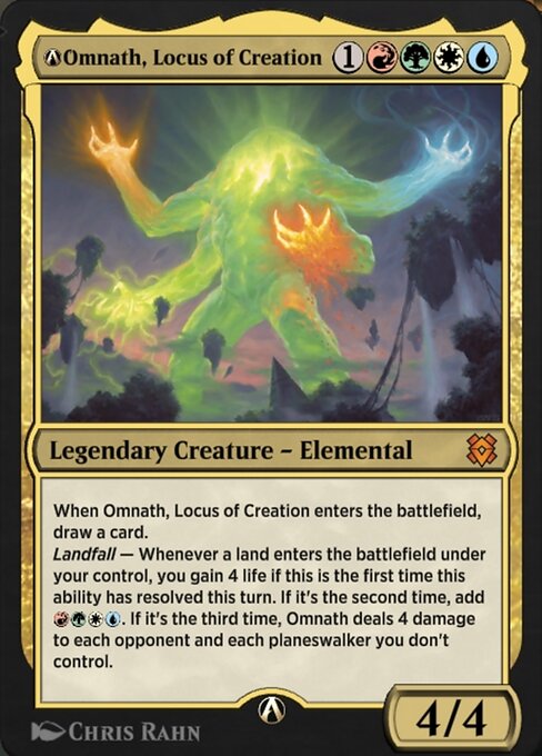 A-Omnath, Locus of Creation - Zendikar Rising Mythic Card