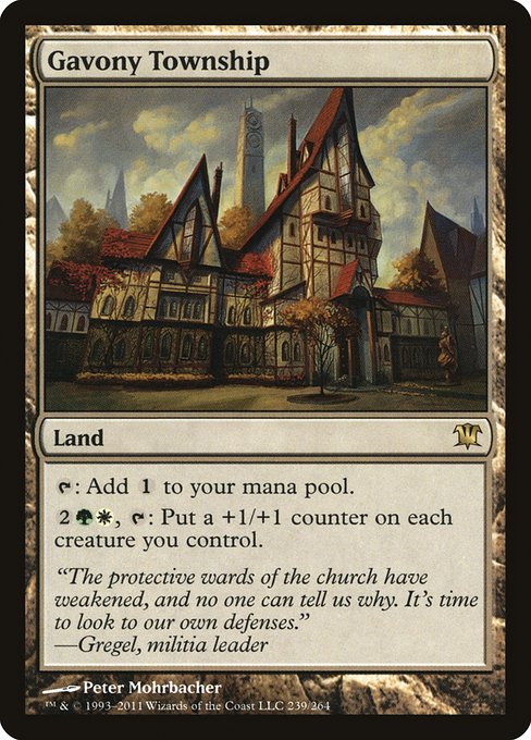 Gavony Township - Innistrad Rare Card