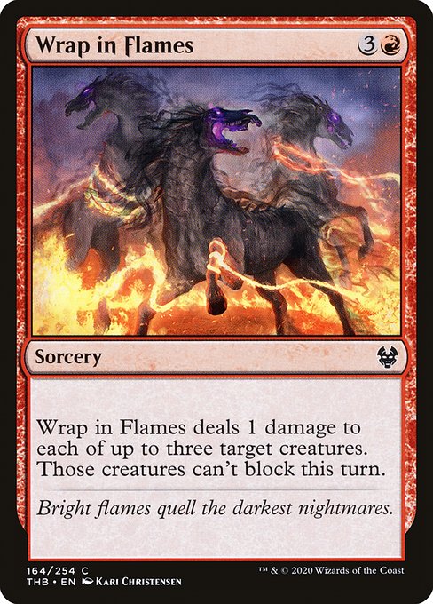 Wrap in Flames - Theros Beyond Death Common Card