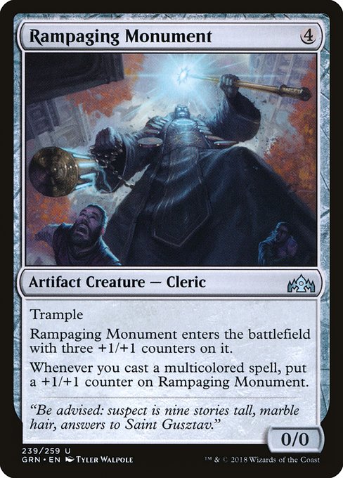 Rampaging Monument - Guilds of Ravnica Uncommon Card