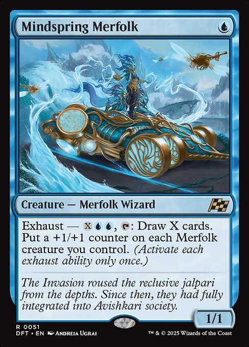 Mindspring Merfolk - Aetherdrift Rare Card