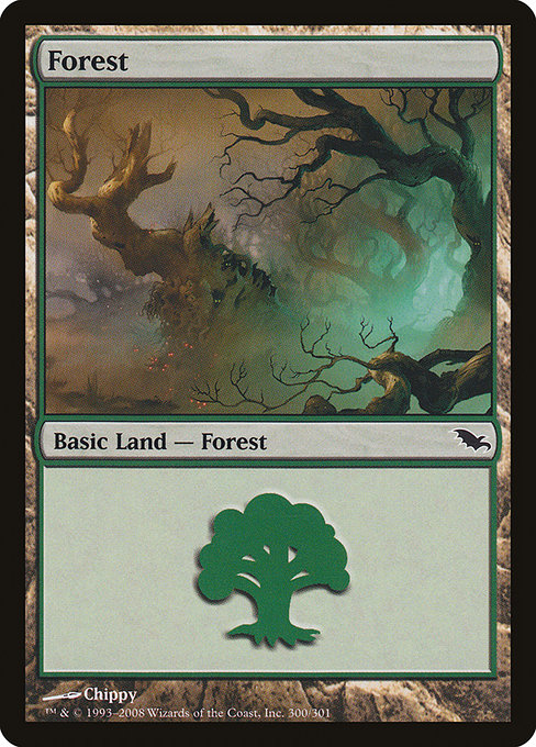 Forest - Shadowmoor Common Card
