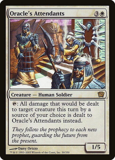 Oracle's Attendants - Ninth Edition Rare Card
