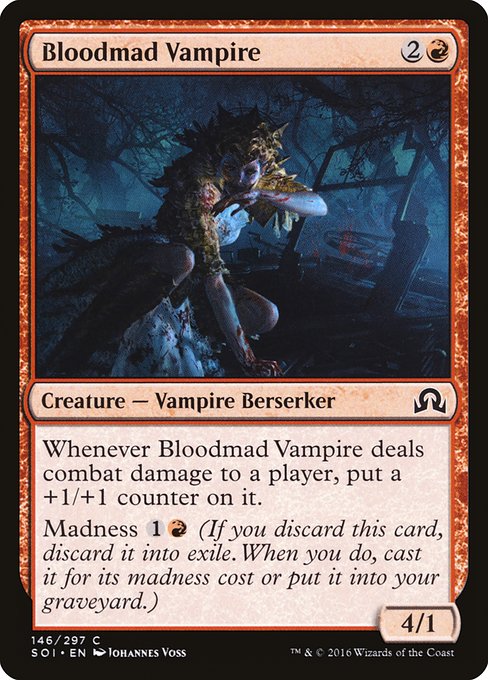 Bloodmad Vampire - Shadows over Innistrad Common Card