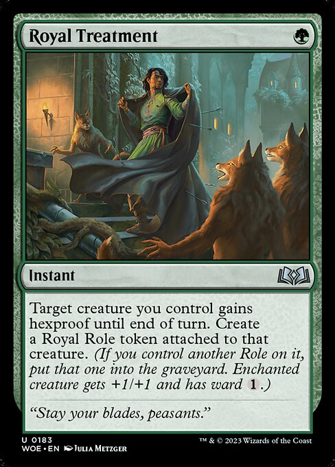 Royal Treatment - Wilds of Eldraine Uncommon Card