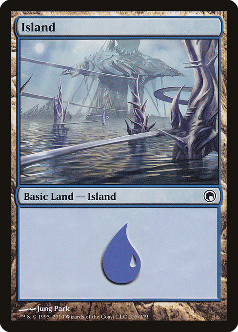 Island - Scars of Mirrodin Common Card